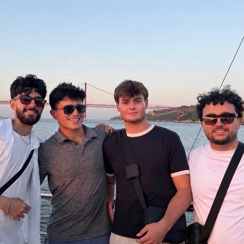 Brothers abroad in Lisbon, Portugal