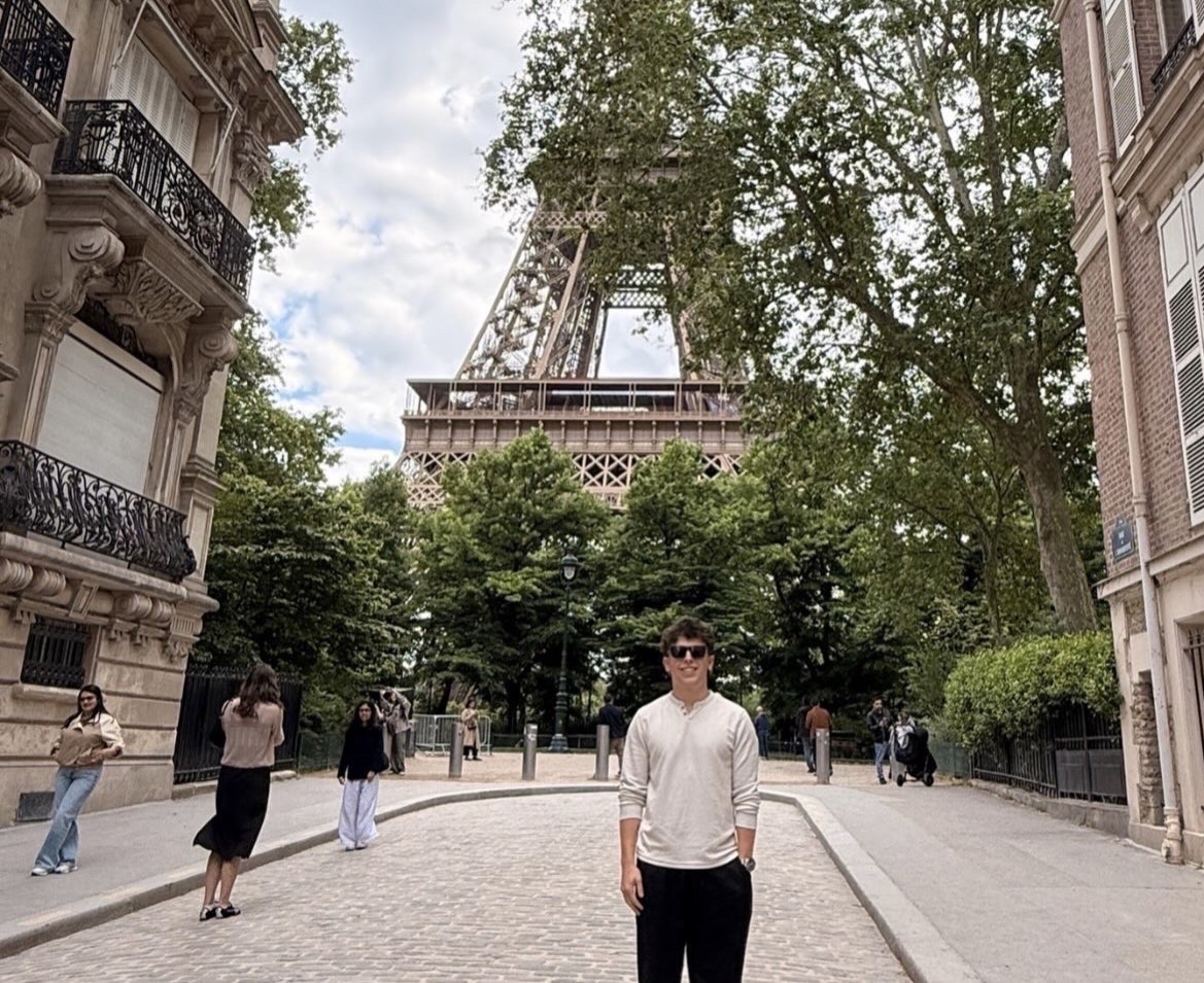 Brothers abroad in Paris, France